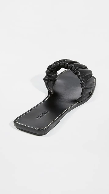 STAUD Nina Ruched Slides 6 STAUD Nina Ruched Slides - Image 4