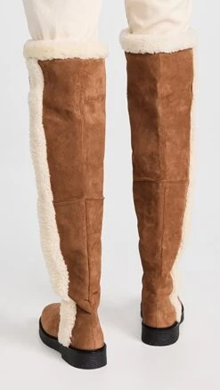 STAUD Rowan Over The Knee Shearling Boots -Staud staud3129210681 1670343807928 2 0. UX357 QL90