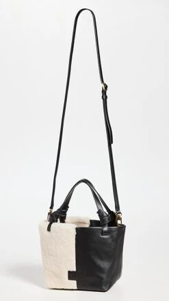 STAUD Ida Mini Shearling Tote -Staud staud3135010976 1665675593488 2 0. UX357 QL90