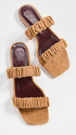 STAUD Maya Ruched Sandals -Staud staud3139031059 1670601994350 2 0. UX357 QL90