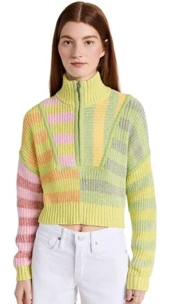 STAUD Cropped Hampton Sweater -Staud staud314851f6d4 1676313314084 2 0. UX357 QL90