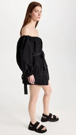 STAUD Mini Colby Dress -Staud staud315221071b 1676072434440 2 0. UX357 QL90