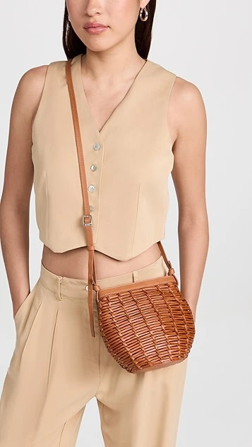 STAUD Anouk Woven Crossbody Bag 4 STAUD Anouk Woven Crossbody Bag - Image 2