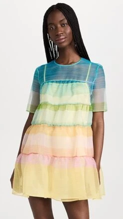 STAUD Mini Hyacinth Dress