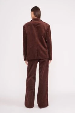 TREK OVERSIZED BLAZER | MAHOGANY -Staud trek blazer mahogany 2 5b2e0282 7a6f 42b4 bbb4 e5fc538e3630