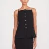 UNA TOP | BLACK -Staud una top black 7 3aa1d534 2026 4d1e 823e 7559e49fbee5