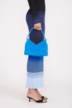 VALERIE SHOULDER BAG | DIRECTOR BLUE SUEDE -Staud valerie shoulder bag director blue 1 312fd0bb 14c6 4537 aa82 85d61952bc09