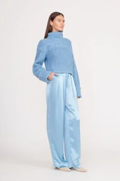 Staud -Staud vernacular sweater french blue 3