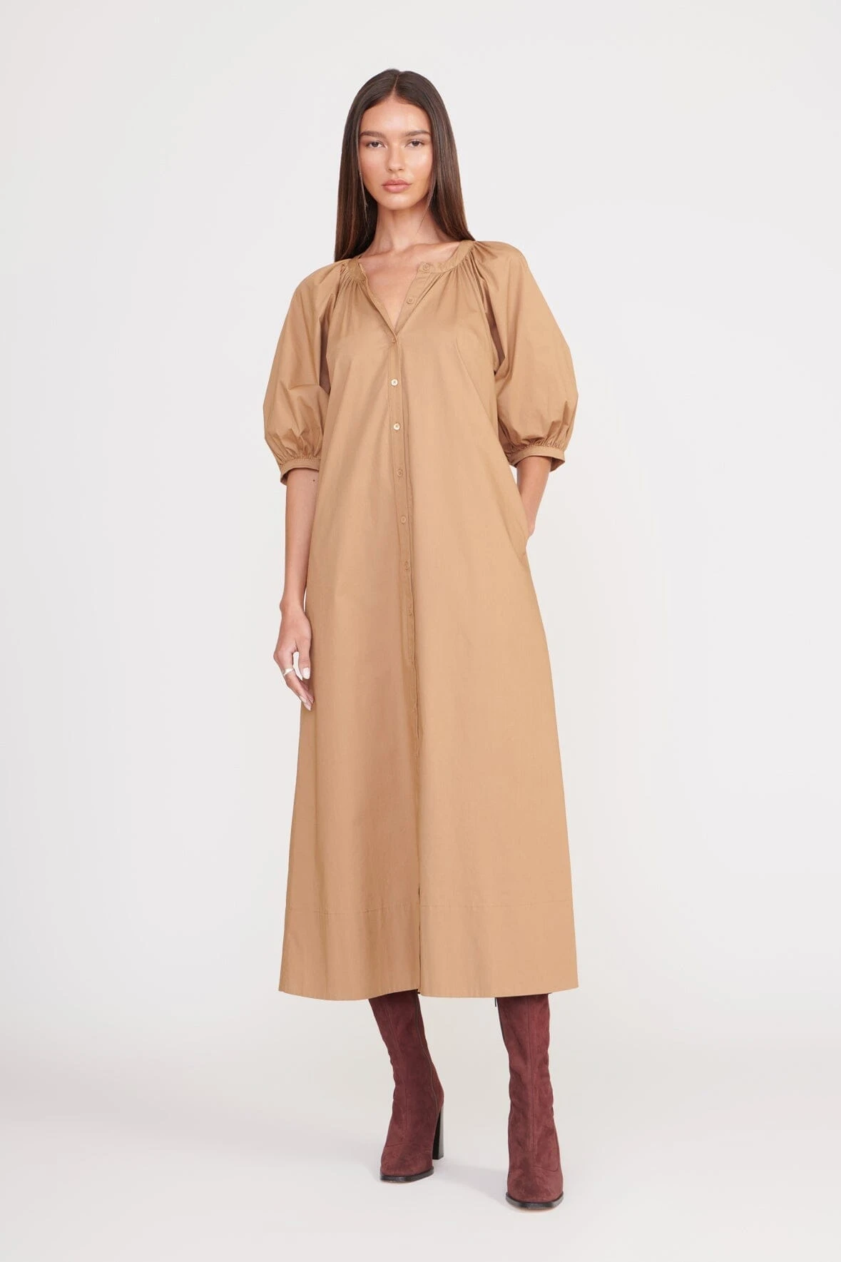 VINCENT DRESS | CAMEL 7 VINCENT DRESS | CAMEL - Image 5