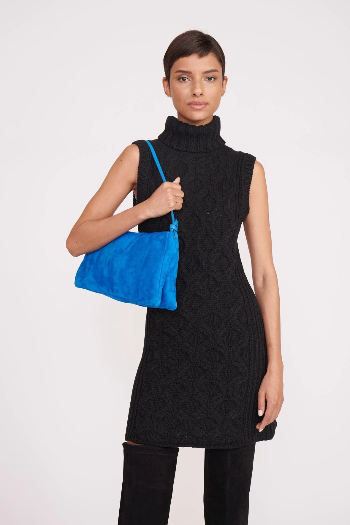 VIVI SHOULDER BAG | DIRECTOR BLUE SUEDE 4 VIVI SHOULDER BAG | DIRECTOR BLUE SUEDE - Image 2