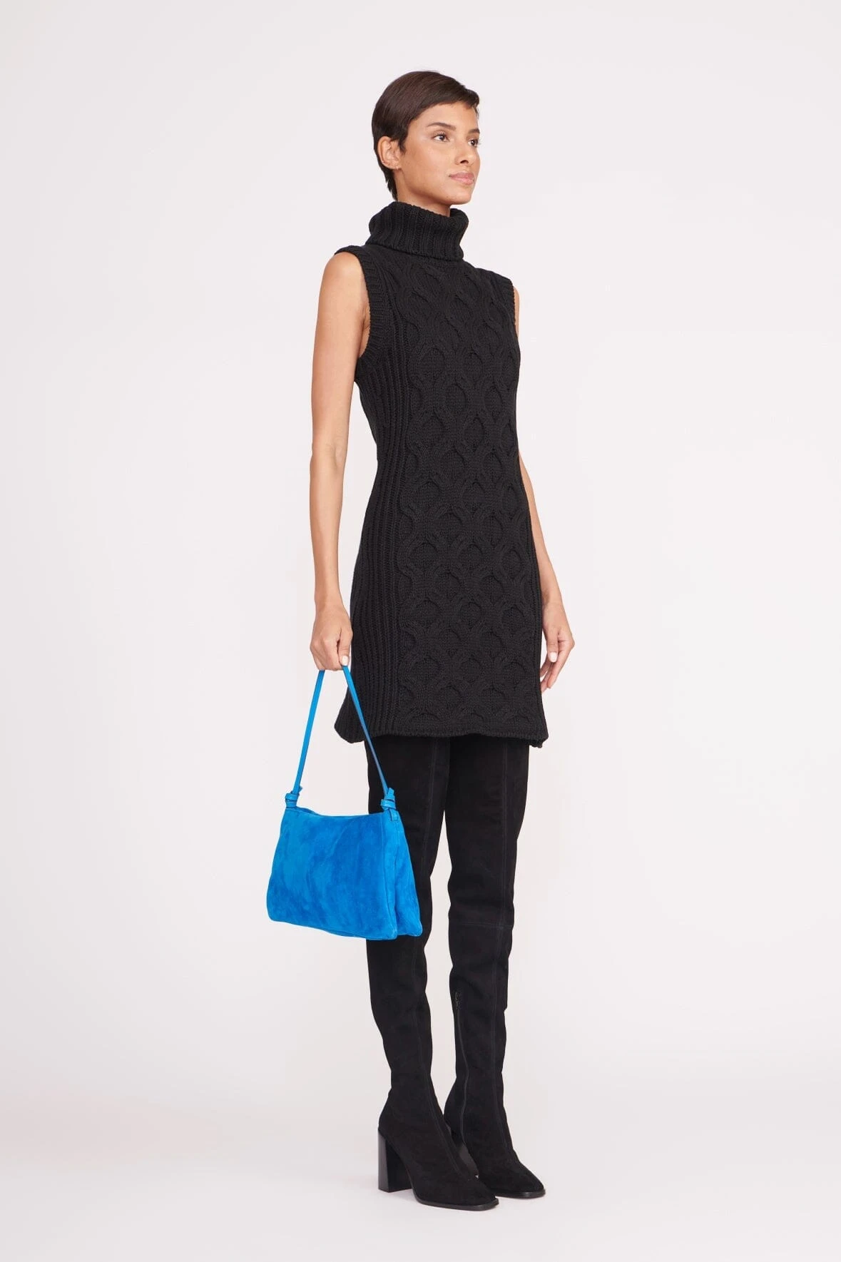 VIVI SHOULDER BAG | DIRECTOR BLUE SUEDE 6 VIVI SHOULDER BAG | DIRECTOR BLUE SUEDE - Image 4