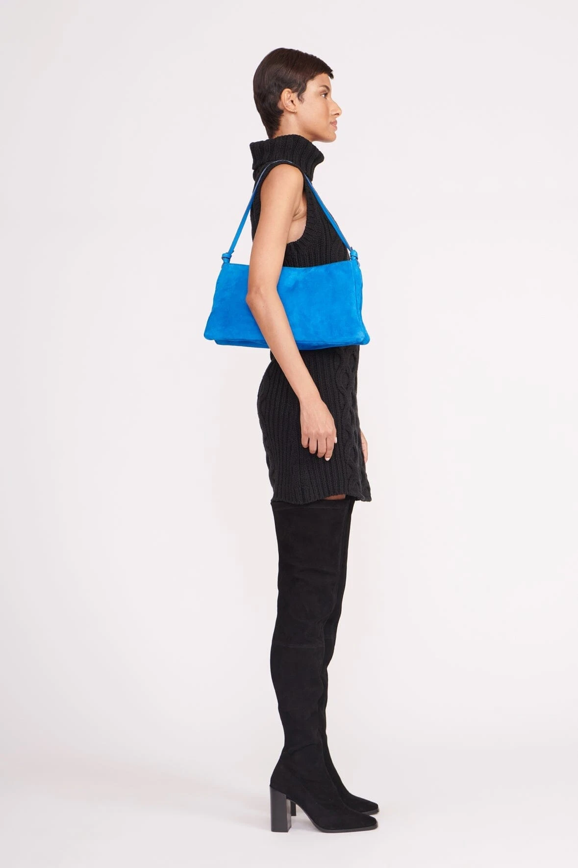 VIVI SHOULDER BAG | DIRECTOR BLUE SUEDE 7 VIVI SHOULDER BAG | DIRECTOR BLUE SUEDE - Image 5