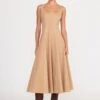 WELLS DRESS | CAMEL