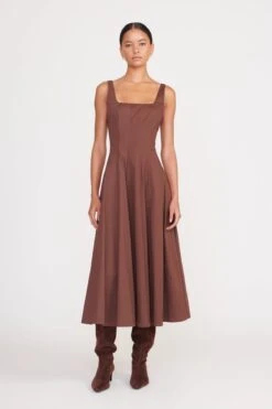 WELLS DRESS | MAHOGANY