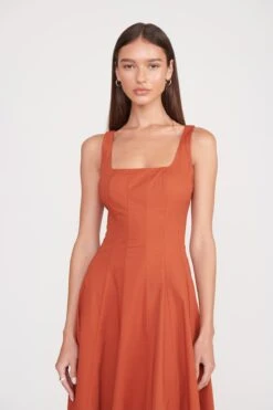 WELLS DRESS | SPICE -Staud wells dress spice 4 web 782e2b40 23cf 4474 9ab5 f06762e879f7