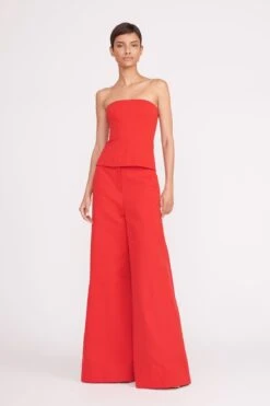 WOODGRAIN TOP | POINSETTIA 10 WOODGRAIN TOP | POINSETTIA -Staud woodgrain top ruby 5 f8872a9a f367 491d bbe7 a5aa3ea66dae